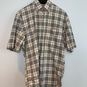 Burberry London short sleeve check shirt